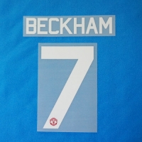 15-17 Man Utd. Home/Away UCL NNs, Beckham 7(베컴) 맨유