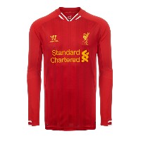 13-14 Liverpool Home Jersey L/S - Kids