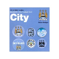 Man City Button Badges Set