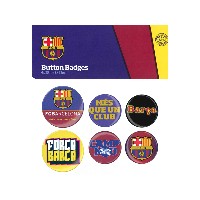 Barcelona Button Badges Set