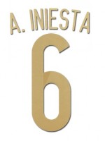 14-15 Spain Home NNs A. Iniesta #6 스페인(이니에스타)